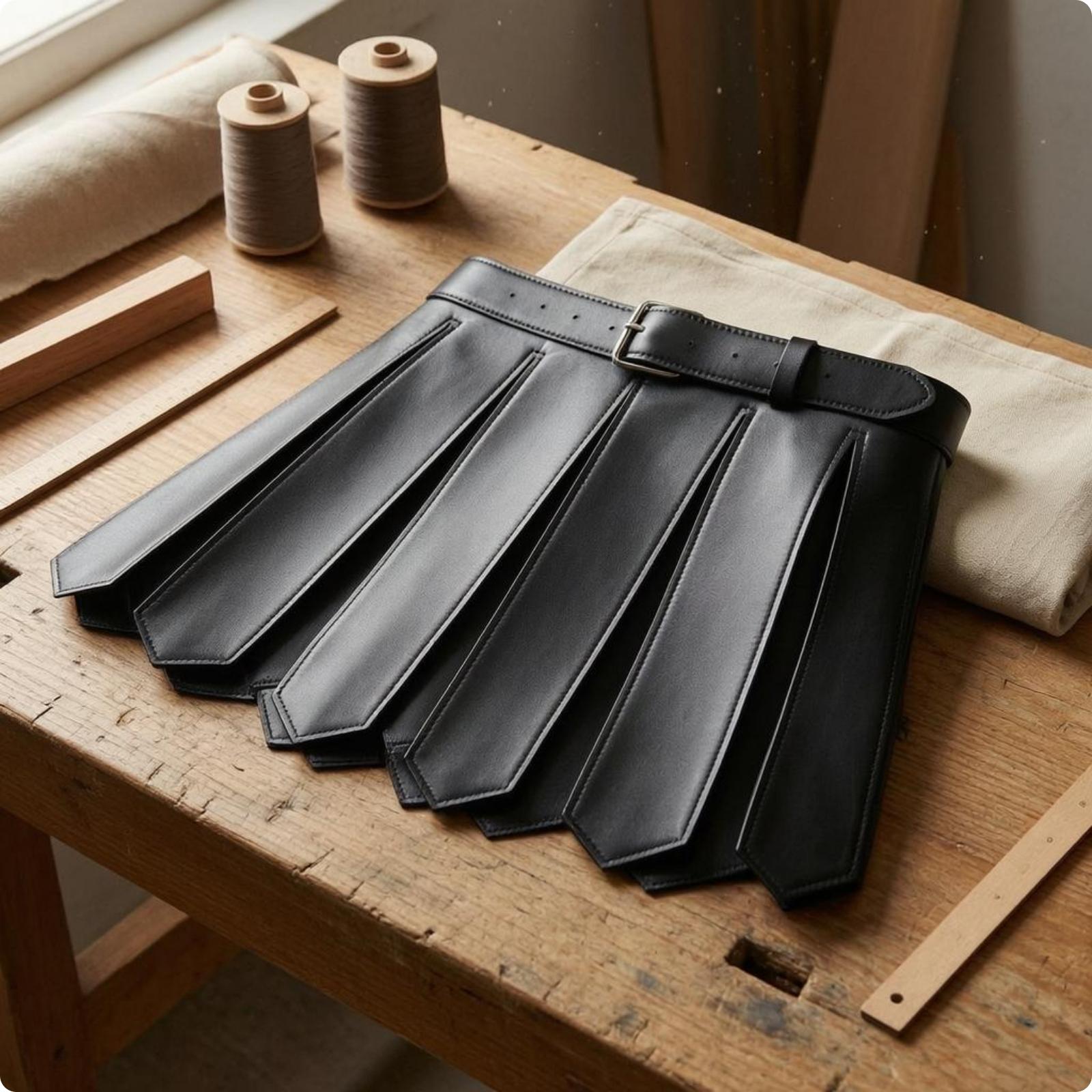 Women'S Kilt Accessories - PU 가죽 스파르타 전사 스커트 로마
