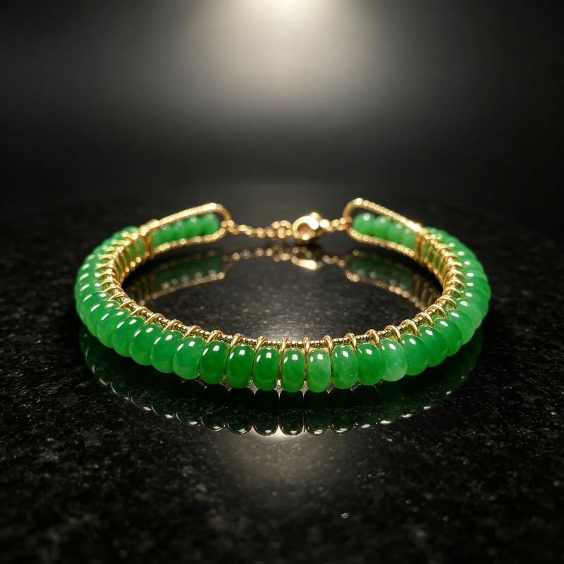 Women Accessories Jewelry - 천연 건조된 푸른색 옥 구슬로 만든
