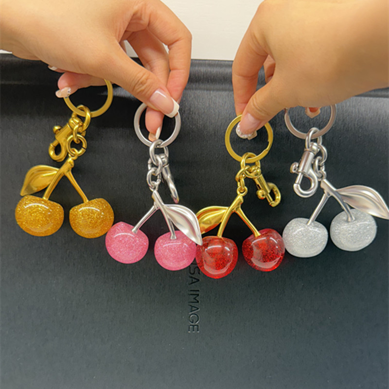 Women'S Accessories Coach - 패션 체리 키 체인 여름 과일