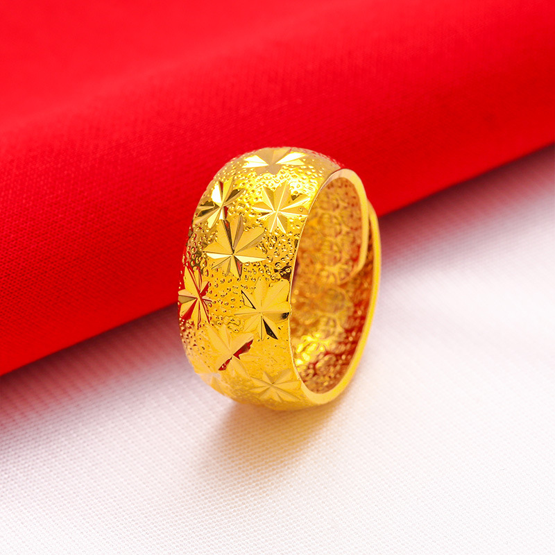 남성 와이드 12mm 대형 링 오프닝 조절 가능한 색상 - Wrap Ring Gold 리뷰 및 가격