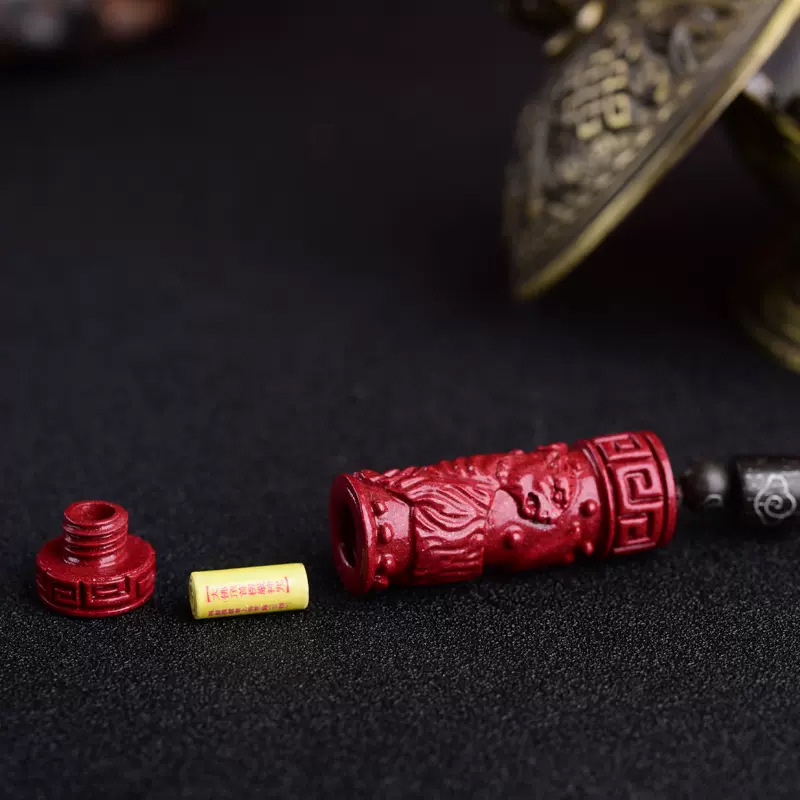 럭셔리 레드 Cinnabar 중국어 조디악 펜던트 심장 - Women Accessories Jewelry 리뷰 및 가격
