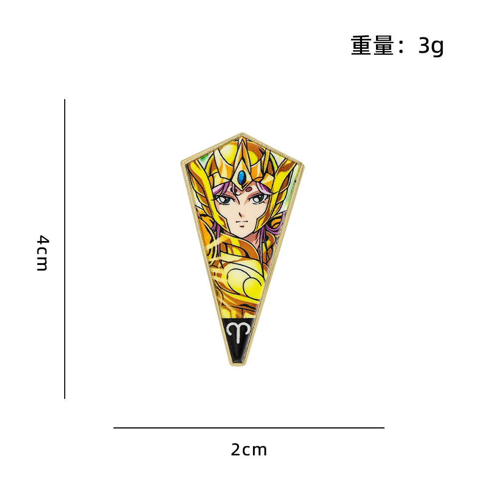 세인트 세이야 골드 세인트 에나멜 핀 12개 세트 조디 - Brooch Pin Gold 리뷰 및 가격