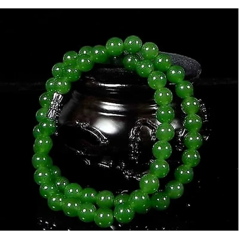 천연 녹색 구슬 목걸이, 중국 옥 보석, 패션 매력 액 - Women Accessories Jewelry 리뷰 및 가격