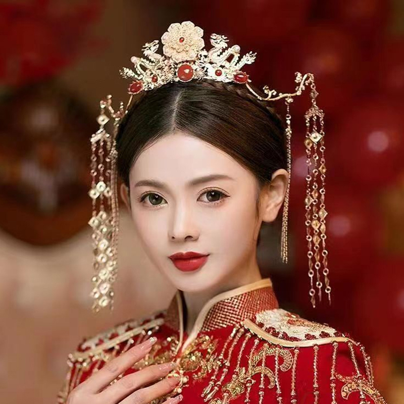 새로운 # 술 장식 헤어밴드, 한푸 스타일 헤어 액세서 - Women'S Wedding Accessories 리뷰 및 가격