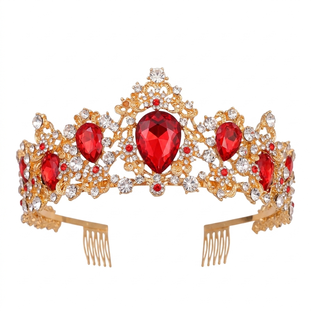 결혼식을 위한 편안한 크라운 스파클링, 신부용 합금 크 - Women'S Wedding Accessories 리뷰 및 가격