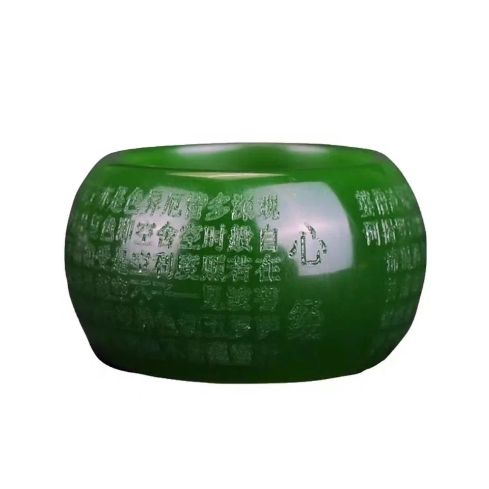 자연산 녹색 옥 22mm 반지, 하트 모양, 경락 옥, - Women'S Accessories And Jewelry 리뷰 및 가격