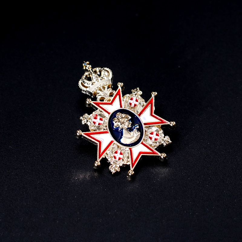 인기있는 금속 전기 도금 골드 크라운 뷰티 헤드 도트  - Brooch Pin Gold 리뷰 및 가격