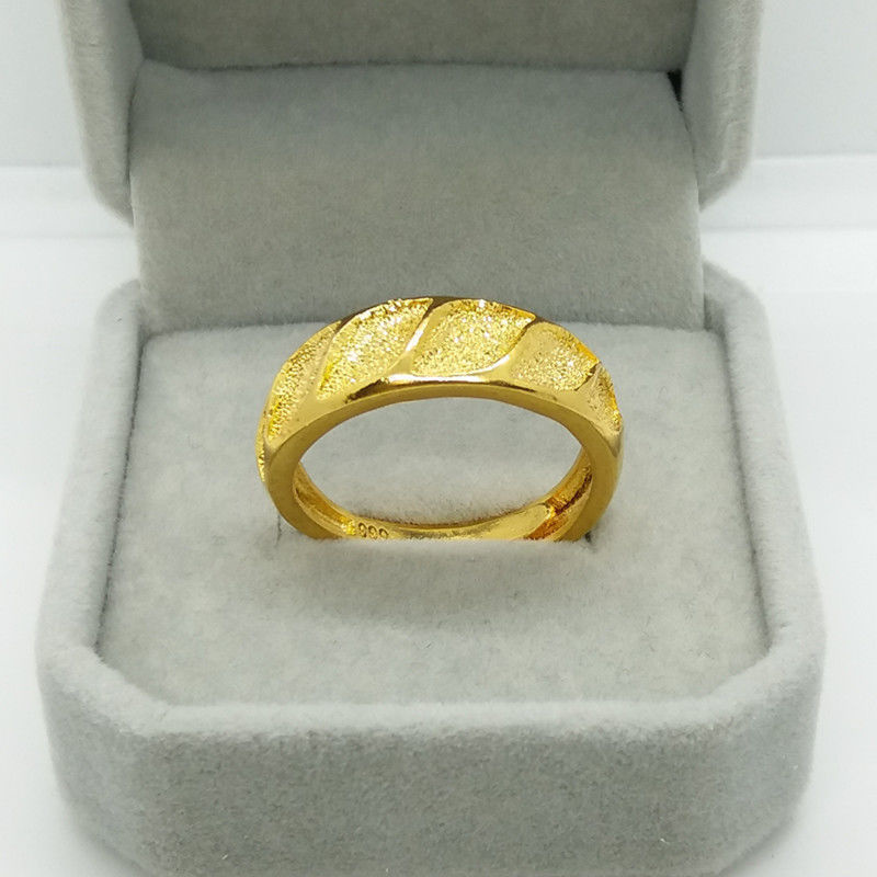 클래식 순수 도금 진짜 18k 옐로우 골드 999, 2 - Wrap Ring Gold 리뷰 및 가격