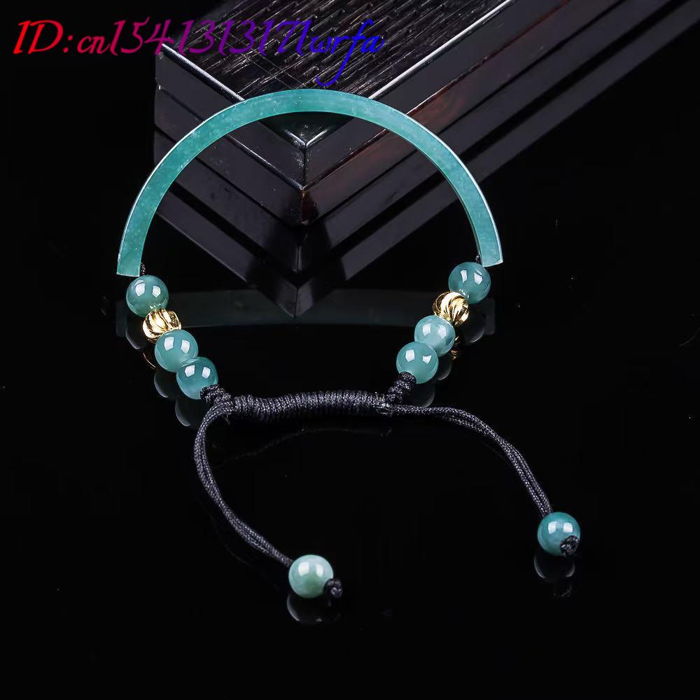 미얀마 비취 팔찌 액세서리 조각된 보석 천연 버마 비취 - Women Accessories Jewelry 리뷰 및 가격