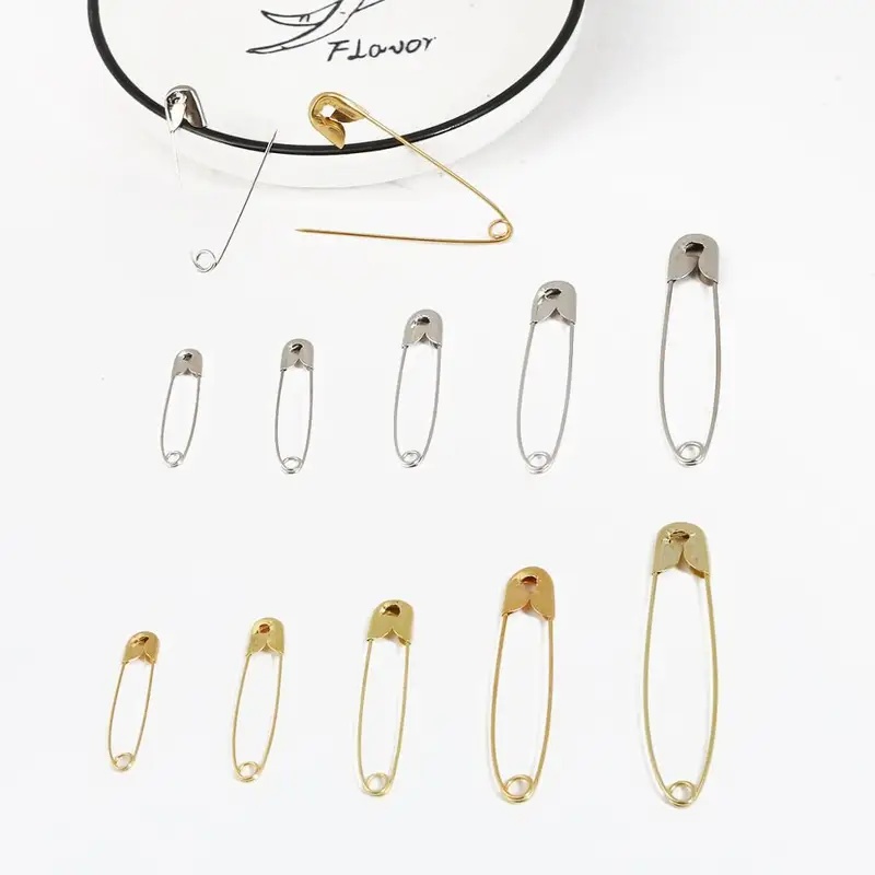50/100/150개 골드 실버 안전핀 6-12MM 금 - Brooch Pin Gold 리뷰 및 가격