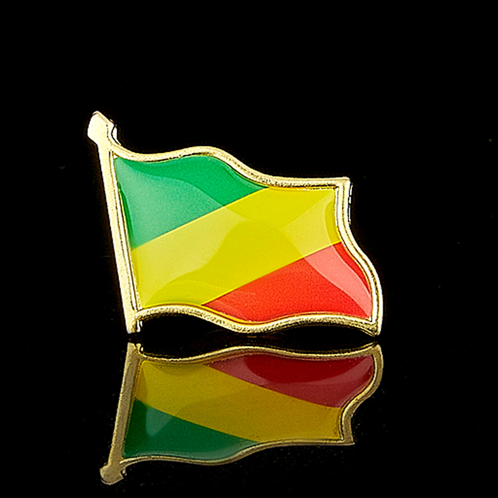 금도금 배지 우정 핀 브로치, 콩고 아프리카 국가 국기 - Brooch Pin Gold 리뷰 및 가격