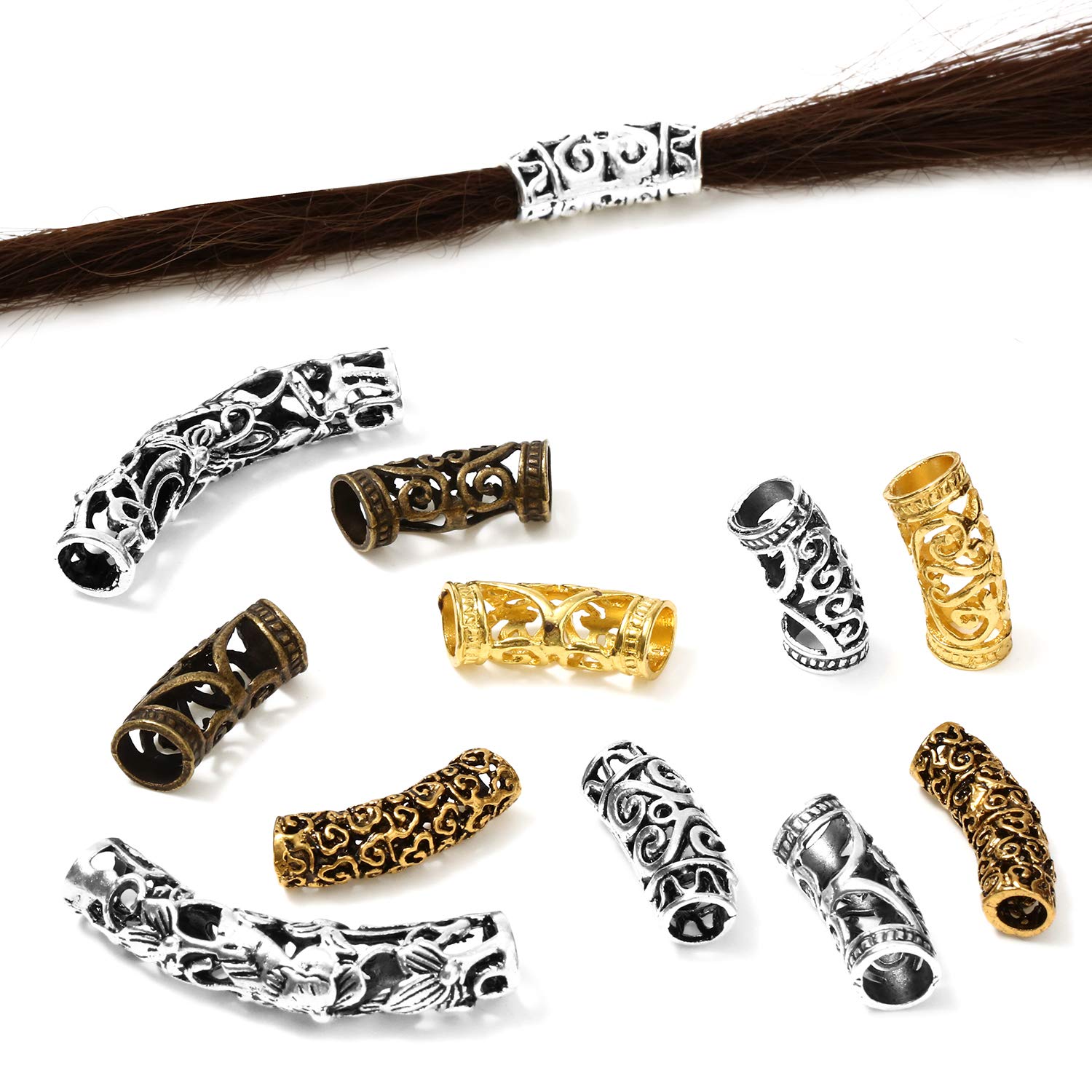 헤어 드레드락, 아프리카 비즈, 헤어 튜브 비즈, DI - Women'S African Accessories 리뷰 및 가격