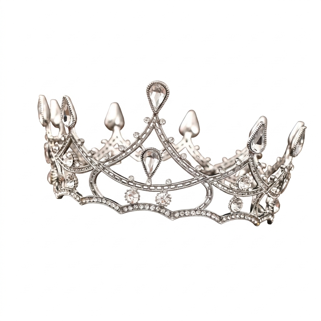 1pc 바로크 크리스탈 크라운 우아한 복고풍 스타일 웨 - Women'S Wedding Accessories 리뷰 및 가격