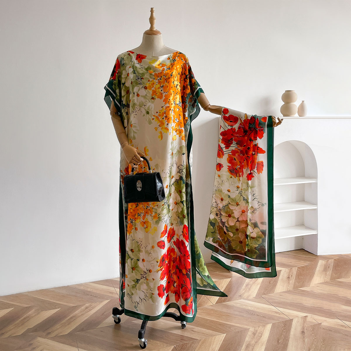 여성용 롱 숄 두바이 패션 MUMU 디자인 실크 소프트 - Women'S African Accessories 리뷰 및 가격