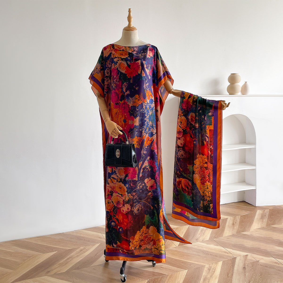 여성용 롱 숄 두바이 패션 MUMU 디자인 실크 소프트 - Women'S African Accessories 리뷰 및 가격