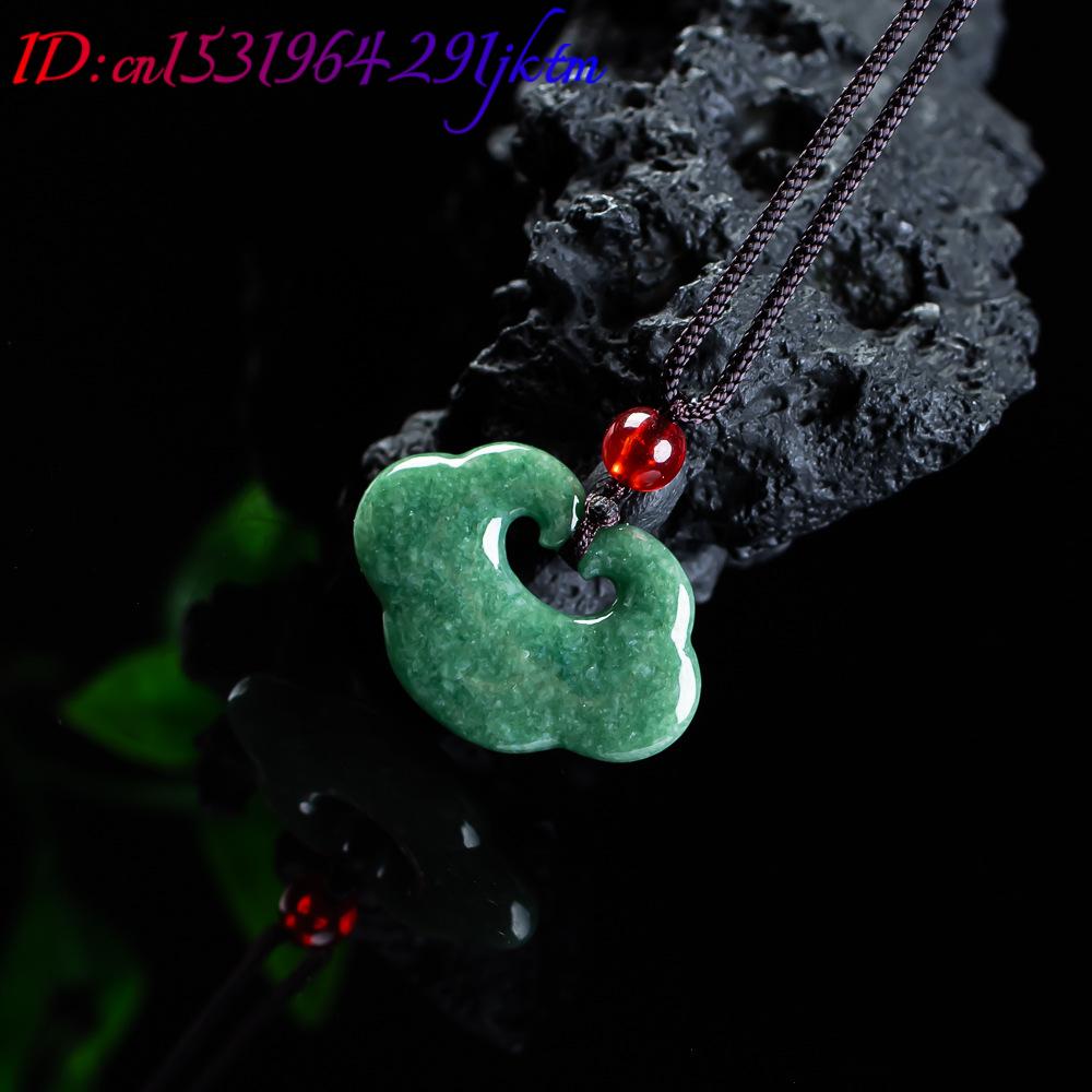천연 미얀마 비취 루이 펜던트 목걸이 패션 조각 부적  - Women Accessories Jewelry 리뷰 및 가격